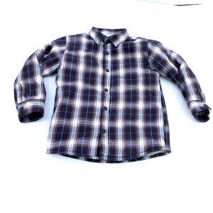 MAYORAL Toddler Plaid Shirt Faux Fur Lined Size 24 Months